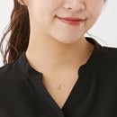 ネックレス クラウン 王冠 レディース K10 ゴールド WG YG PG ダイヤモンド 0.02ct sp51-0007