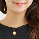 18金ネックレス ゴールド K18 エリザベス コイン ネックレス チェーン付 sp56-0004