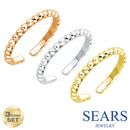 フリーリング 3本セット シルバーカラー/イエローゴールドカラー/ピンクゴールドカラー 重ね付け 韓国風 sr03-0002