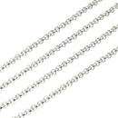 シアーズ ロール チェーン ネックレス シルバー sv 925 幅 3.3mm 