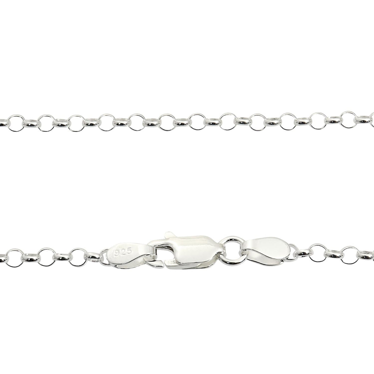 ロール チェーン ネックレス シルバー sv 925 幅 2.3mm