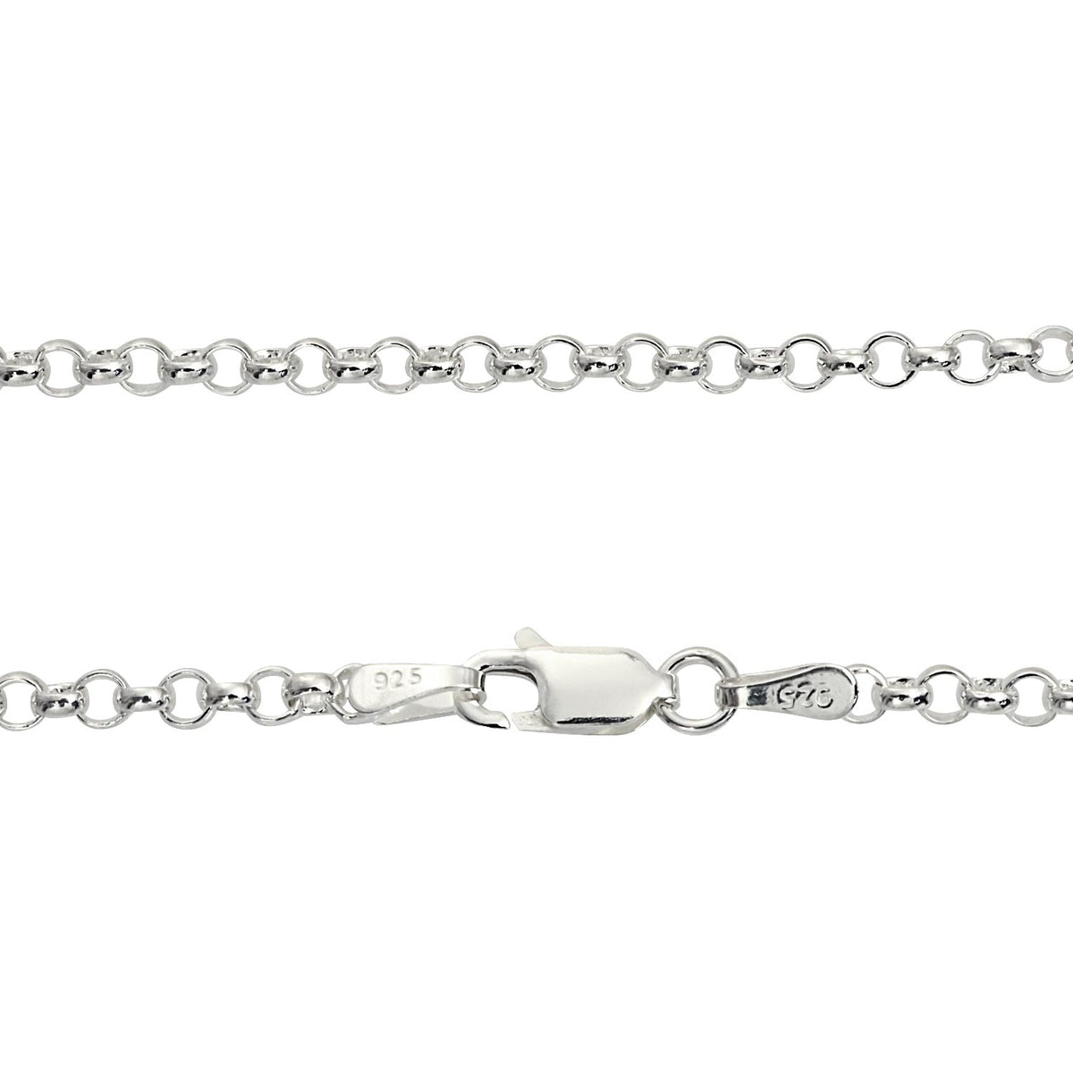 ロール チェーン ネックレス シルバー sv 925 幅 2.7mm
