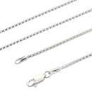 シアーズ 角甲丸 チェーン ネックレス シルバー sv 925 幅 1.6mm 