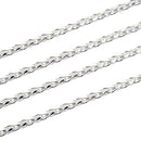 スピガ チェーン ネックレス シルバー sv 925 幅 2.8mm