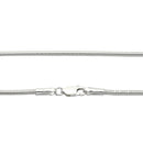 シアーズ スネーク チェーン ネックレス シルバー sv 925 幅 2.0mm 