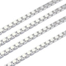 ベネチアン チェーン ネックレス シルバー sv 925 幅 3.5mm